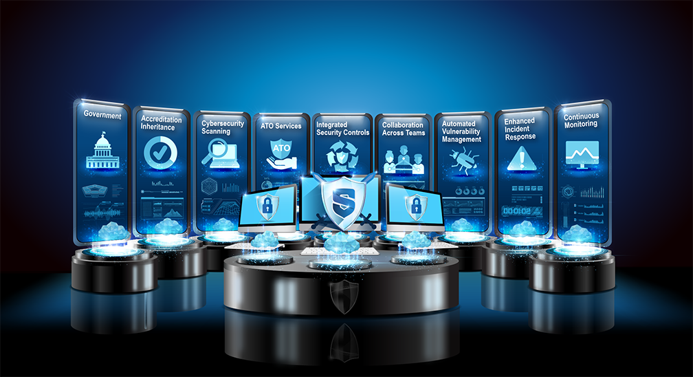 Futuristic digital interface showcasing advanced data analytics and technology.