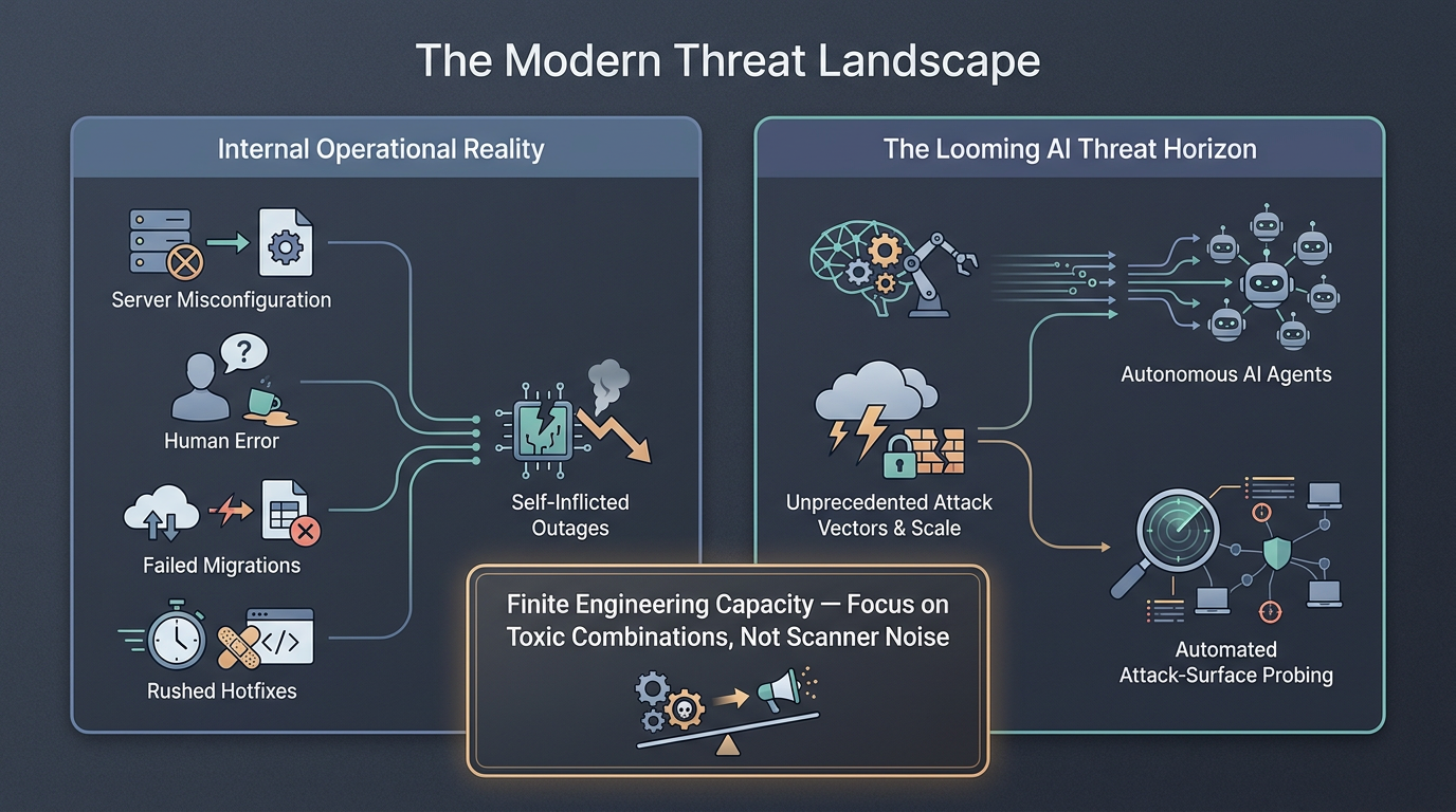 The Modern Threat Landscape Infographic